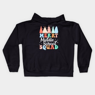 School Squad Teacher 7Th 8Th Grade Christmas Kids Hoodie